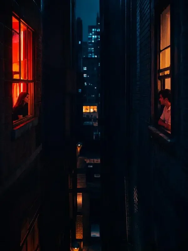玻璃窗里的邻居封面海报